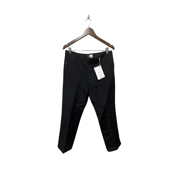 KHAITE Rainer Microfille Wool Blend Pants Size 10 - Picture 13 of 14